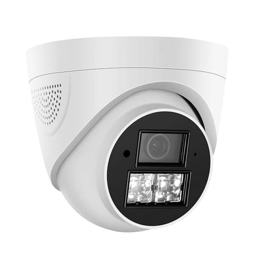 Image of Andoer 4MP POE IP Camera Security Camera Monitor Camera Infrared Night Vision 3.6mm Wide Angle Lens Indoor Outdoor Surveillance Camera with One-way Audio Microphone Wall Mountable