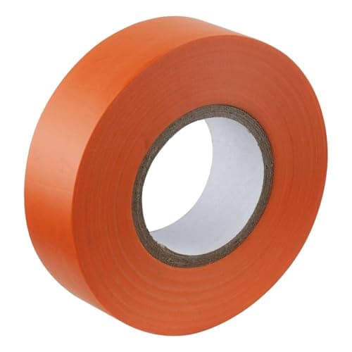 Image of Taskar Premium Electrical Insulation Tape PVC Flame Retardant 19mm x 20m (1, Orange)