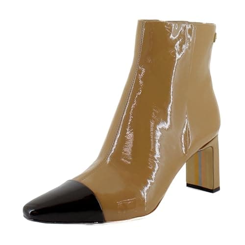 Image of Sam Edelman Women's Saige Ankle Boot, Camel Sand/Rich Chocolate, 6 UK