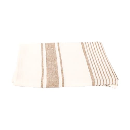 Image of LinenMe Bath Towel Beige Linen Tuscany