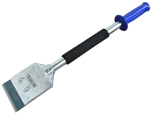 Image of Faithfull FAISCRA21 All Metal Heavy-Duty Long Handle Scraper 100mm