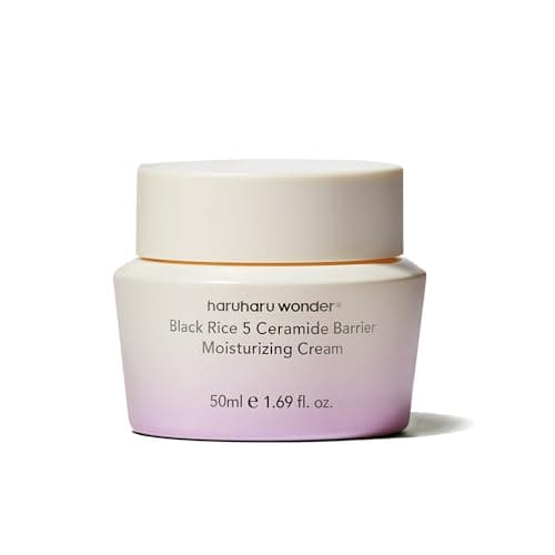 Image of haruharu wonder Black Rice 5 Ceramide Barrier Moisturizing Cream, Daily Skin Barrier Care, Long-Lasting Hydration, Soothing & Nourishing, Ceramide Capsules, Korean Skincare 50ml