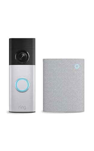 Image of Ring Battery Video Doorbell Plus (newest gen) + Chime (3rd Gen) | Video Doorbell Camera | Retinal 2K, up to 6x Enhanced Zoom | Quick Release Battery Pack | 30-day free trial of Ring Subscription Plan
