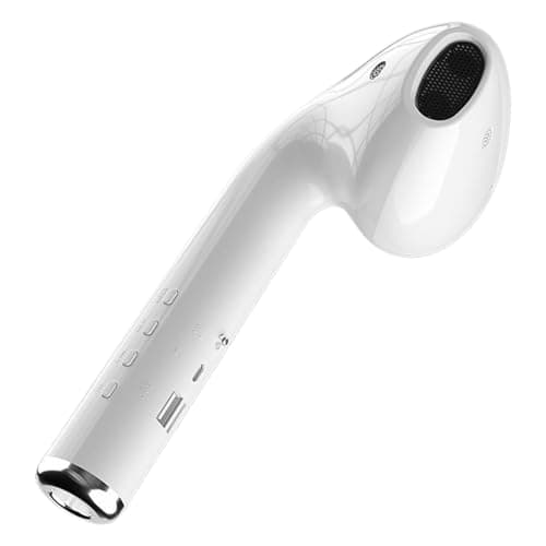 Image of Giant Earphone Wireless Speaker,USB Rechargeable Giant Earbud Speaker,Earbud-Shaped Novelty Players,Large Headphone for Home Party Room Decor