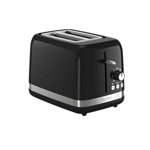 Image of Tefal Collection 2-Slot Toaster, 7 Browning Levels, Defrost-Stop-Reheat Functions, Removable Crumb Tray, High-Lift, Self-Centring Racks, 1430W, TT3028G0, Glossy [Missing: model_name]