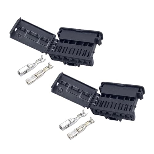 Image of PA Products Pair of Rear Tail Light Plug Connectors Fits Peugeot, Fiat, Dacia & Citroen Cable Repair