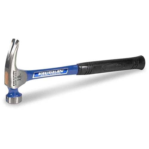 Image of Vaughan California Framer Hammer, 19 oz Milled Head, Nail Starter, Made in The USA, RCF2, VN12100