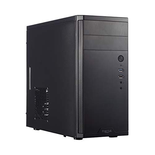 Image of Fractal Design Core 1100 - Mini Tower Computer Case - mATX - High Airflow And Cooling - 1x 120mm Silent Fan Included - Brushed Aluminium - Black