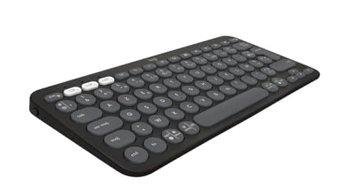 Image of Logitech Pebble Keys 2 K380s - QWERTY US International Layout, Graphite