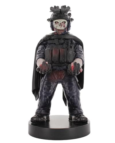 Image of Cableguys Call of Duty Zombie Ghost Warzone Controller Holder & Phone Stand - Gaming Accessories for Room and Desk Setup, Holder Compatible with Xbox, PlayStation & Most Standard Game Controllers