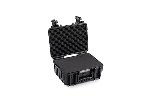 Image of B&W Outdoor Transport Case - Type 3000 with Cubed Foam - Black - Waterproof according to IP67 Certification, Dustproof, Virtually Indestructible