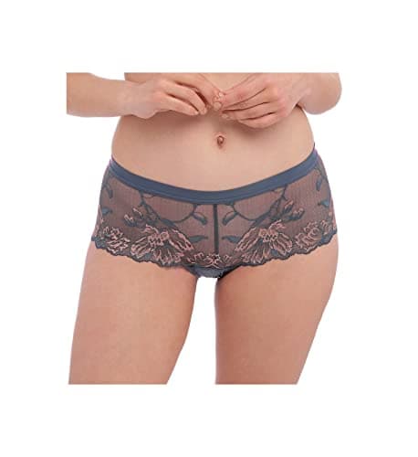 Image of Fantasie Women's Aubree Hipster Short Brief Bikini Style Underwear, Shadow Rose, XL
