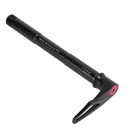 Image of POENVFPO Aluminum Quick Release Skewer, Bike Front Thru Axle Skewer Bike Front Quick Release Skewer for ROCKSHOX (L:158mm)