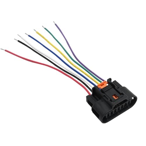 Image of Hoypeyfiy 1PC Car 7 Pin Ignition Coil Connector Plug Wiring Harness, Ignition Coil Plug Connector Replacement for Vauxhall Adam Astra J Corsa D Replaces 1930-0958 PP10000888 15CM