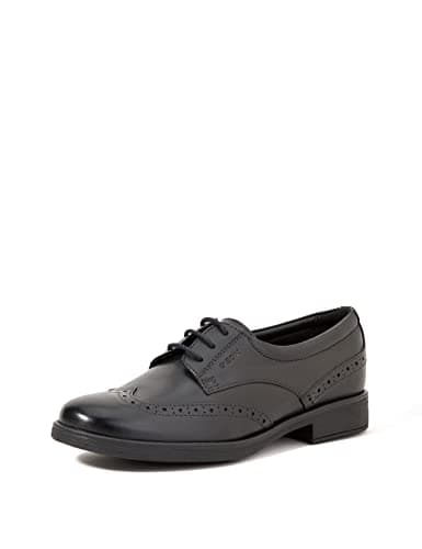 Image of Geox Girl's Jr Agata D Shoes, Black, 6.5 UK