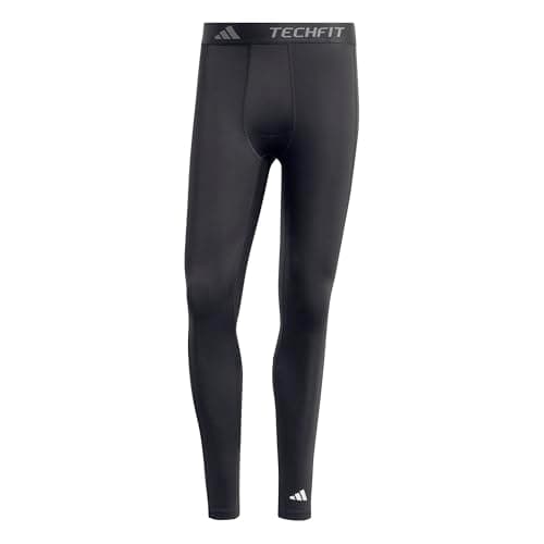 Image of adidas Men's Techfit Compression Training Long Tight, Black, M