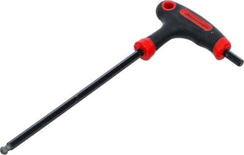 Image of BGS Diy 7882-6 | T-Handle L-Type Wrench | internal Hexagon / internal Hexagon with Ball Head | 6 mm