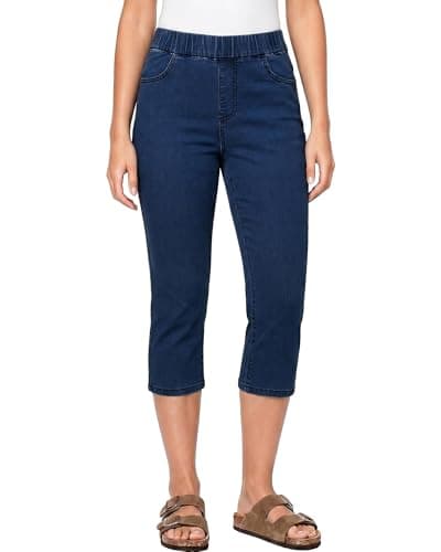 Image of Vetinee Stretchy Jeans for Women UK Jeans for Women UK High Waist Nightfall Blue Size XX-Large Fits UK 24-26