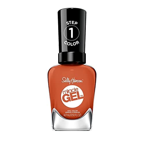 Image of Sally Hansen Miracle Gel, A Hot Minute, Gel-Like Nail Polish, NO UV Light Required, Chip-Resistant, Long Lasting - Up to 8 days, Easy to Use, Salon Quality Results, Vegan Formula, 14.7ml
