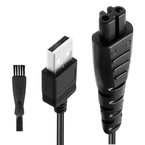 Image of Charger for Remington Shaver 5V USB Charger for Remington Beard Trimmer HC4250, HC4255, MB4130, XR1330, F3, PF7500, MB4200, XR1350, XR1400, XR1470, XR1430 Electric Razor Charger Cable
