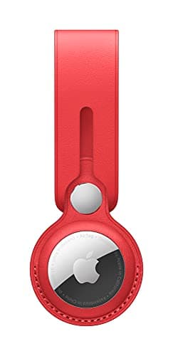 Image of Apple AirTag Leather Loop - Red , MK0V3ZM/A