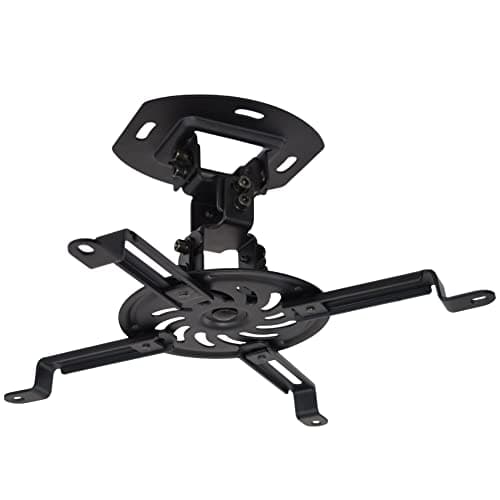 Image of VIVO Universal Adjustable Ceiling Projector Mount for Regular and Mini Projectors, Projection Mount with Extending Arms, Black, MOUNT-VP01B