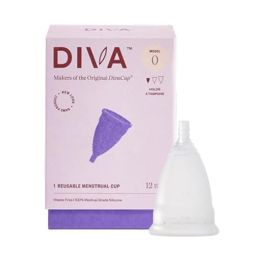 Image of DivaCup Menstrual Cup, For Those 18 Years Of Age And Under, Model 0