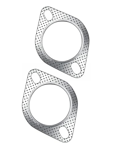 Image of Strongthium 2-Pack 2.5“ Exhaust Flange Gasket 2-Bolt High-Temperature Graphite Muffler Manifold Seal Replaces 120-06310-0002 for 2.5 Inch (63.5mm) Pipe
