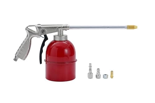 Image of ORAZIO Paraffin Spray Gun Long Nozzle Paraffin Diesel Air Compressor Spray Gun Petrol Diesel Engine Cleaner Gun, 900ml Tank Capacity 222115