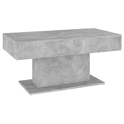 Image of vidaXL Scandinavian Style Coffee Table in Concrete Grey - Compact, Stylish and Durable Living Room Furniture Piece
