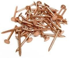 Image of 30MM X 2.65 Copper Clout Roofing Nails 5KG