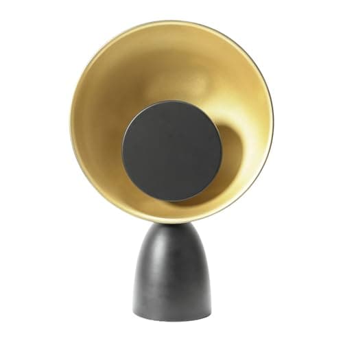 Image of ValueLights | Black Integrated LED Table Lamp with Disc Design Shade Living Room Bedroom Light 2700K Warm White | Table Lamps, Home Décor & Improvement Essential