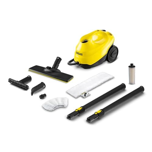 Image of Kärcher Steam Cleaner SC 3 EasyFix, steam pressure: max. 3.5 bar, heating time: 30 s, power: 1900 W, surface power: 75 m², tank: 1 l, with descaling cartridge, floor cleaning kit and nozzles