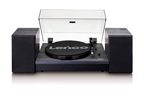Image of Lenco (Ls-300 Black) With Loudspeakers Included, Bluetooth Traz, Strap