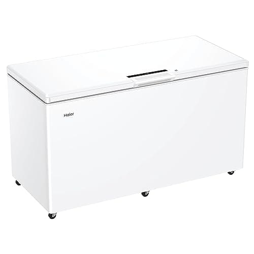 Image of Haier Series 7 Freestanding Chest Freezer, 508L Capacity, E Class, Extreme Cold Shield, Fast Freeze Technology, Antibacterial & Anti-Mould Gasket, LED Light, White, 154.5x75x84.5 cm - HCE520EK