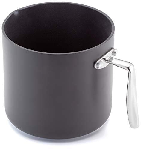 Image of Stellar Hard Anodised Milk Pan, 14cm Non Stick Pan & Sauce Pot, 1.8L Saucepan and Cooking Pot for Induction Hob, Oven Safe Cookware