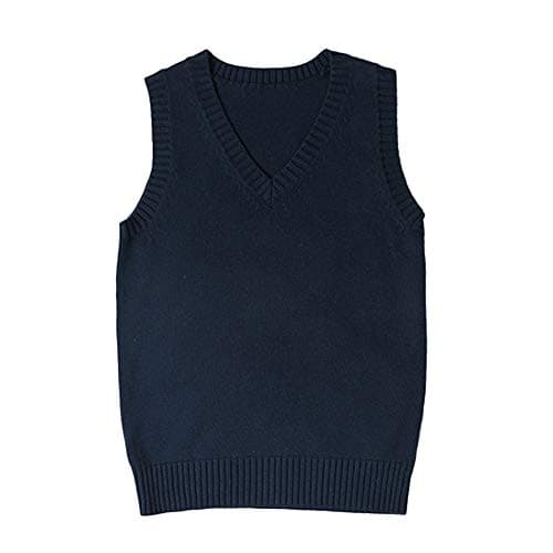 Image of Tidecc Women Sweater Vest Ladies Sleeveless V Neck Knitted Cami Sweater Pullovers 12 Colors Navy