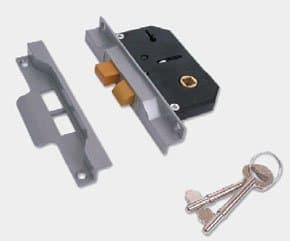 Image of Union 2 Lever Rebated Sash Lock - 2242SE 78.5mm
