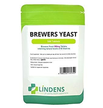 Image of Brewer's Yeast 300mg 2-Pack 1000 Tablets Vitamin B B1 B2 B5 B6 Probiotic Biotin