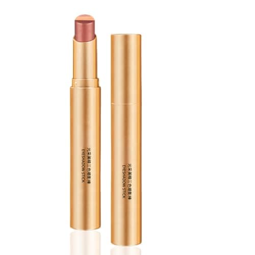 Image of Eyeshadow Stick, Gradient 3 Color Eyeshadow Pencil, Shimmer Cream Eye Shadow Stick, Waterproof Cream Eyeshadow Pencil, Waterproof & Smudge-Proof Creamy Eye Shadow Pencil, Long Lasting Shimmer#03