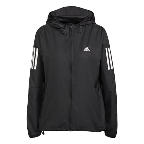Image of adidas womens OWN THE RUN HOODED RUNNING WINDBREAKER