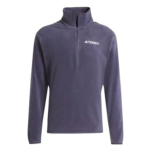 Image of adidas Men's Terrex Multi Essentials Half Zip Fleece Jacket, shadow navy, XS