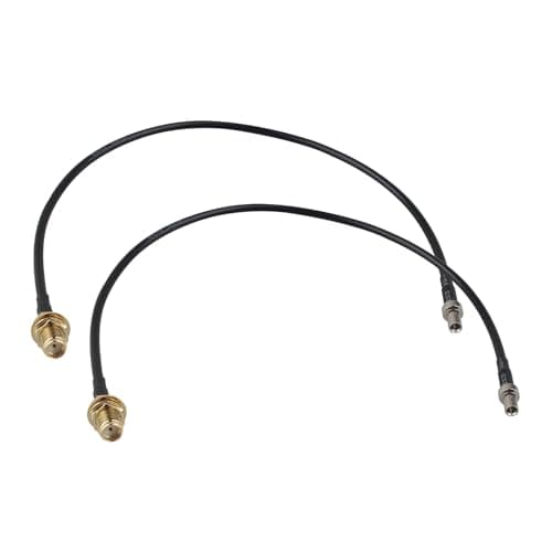 Image of Futheda 2PCS 30cm/11.81inch Connector TS9 Male to SMA Female Adapter Cable Pigtail Coaxial RG174 Antenna Extension Cable for External Antenna 4G LTE WiFi Router Huawei 5G CPE PRO Netgear Modem Hotspot
