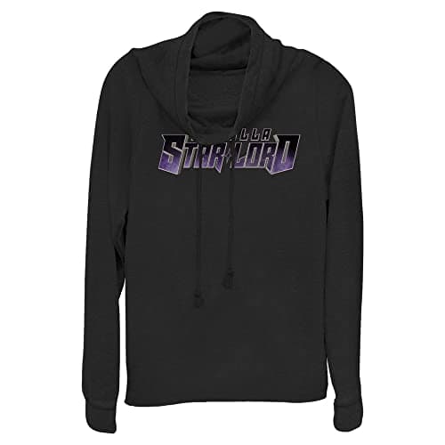 Image of Marvel Women's Tchalla Star Lord Shirt, Black, X-Large