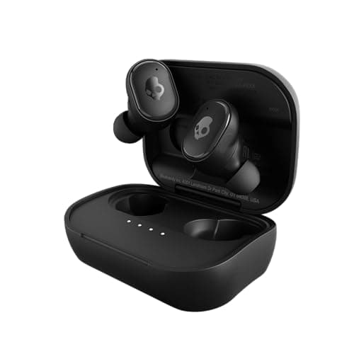 Image of Skullcandy Grind Wireless Earbuds, Bluetooth Headphones, Up to 40 Hours Battery, Noise Isolating Fit, Microphone for iPhone Android, Customizable via App - True Black