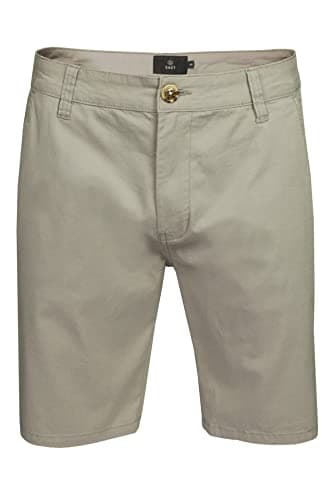 Image of Xact Men's Cotton Stretch Chino Shorts (Frost Grey) 32