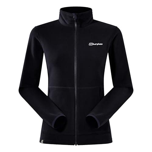Image of Berghaus Women's Prism 2.0 Micro Interactive Full Zip Fleece Jacket | Added Warmth | Flattering Style | Durable Fleece Full Zip, Black, 8
