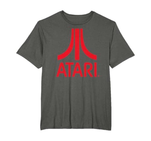 Image of Atari Games Red Retro Vintage Gaming Fun Arcade Look T-Shirt