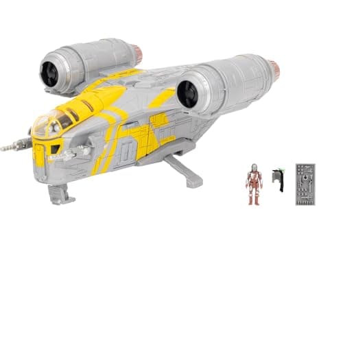 Image of Star Wars™ Micro Galaxy Squadron Razor Crest - 18 cm Vehicle with 2,5 cm Micro Figure Accessory