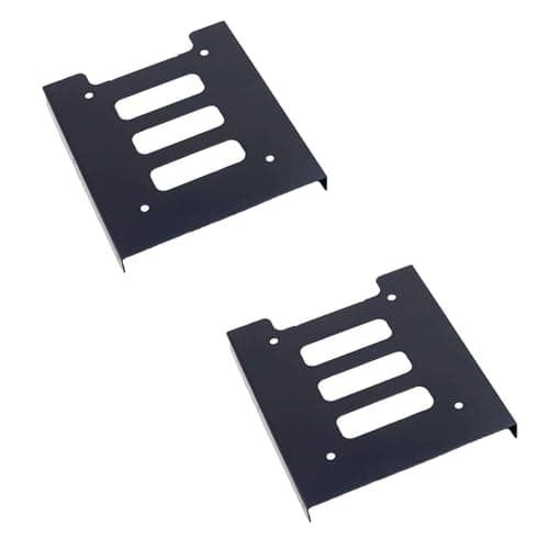 Image of 2 Pack 2.5 to 3.5 HDD SSD Mounting Bracket Adapter - Universal Hard Drive Holder